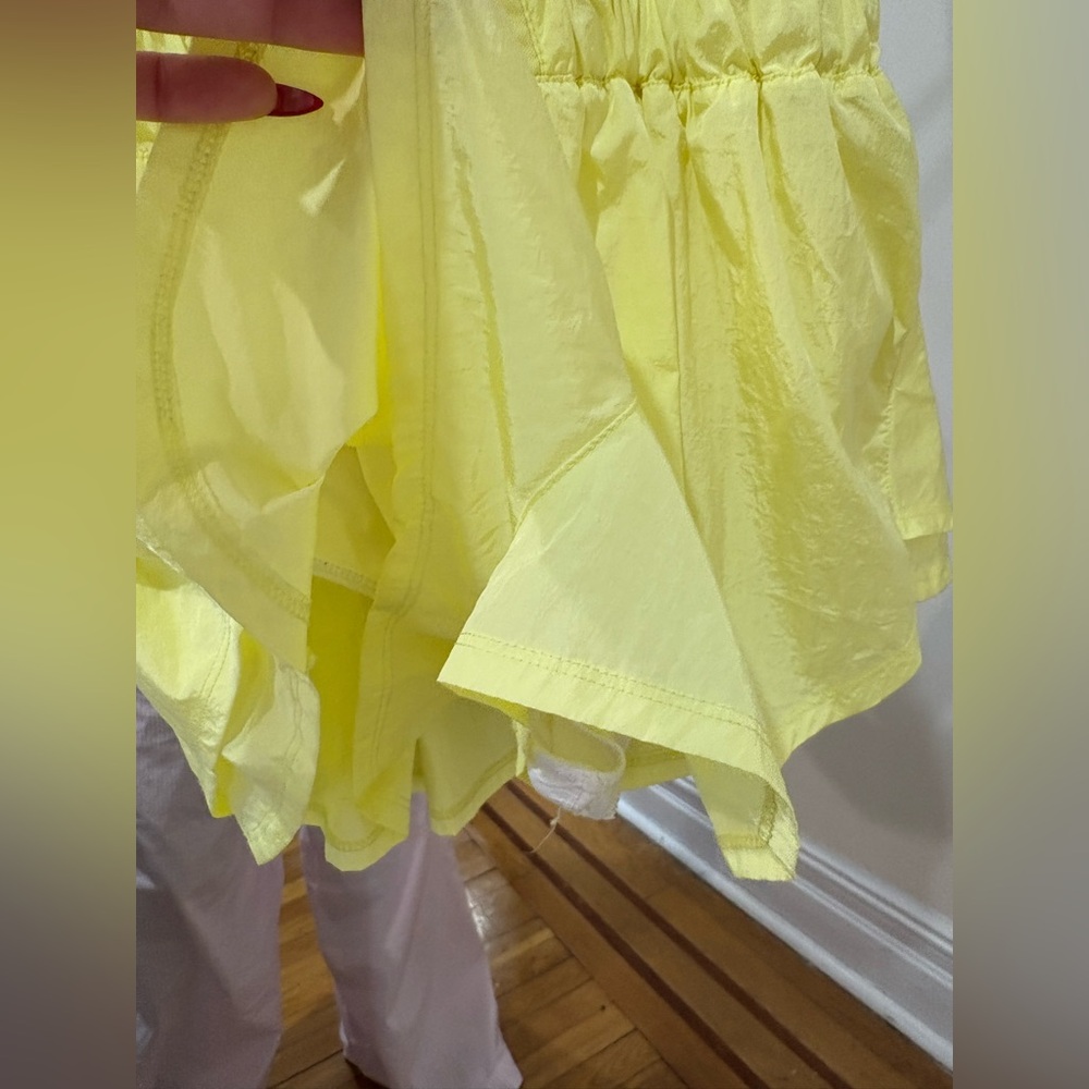 Free people movement Way Home skort romper in Lemon Verbena Medium - Picture 11 of 13